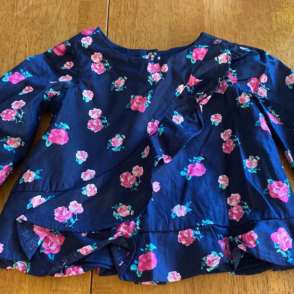 Janie and Jack floral top size 3-6 months